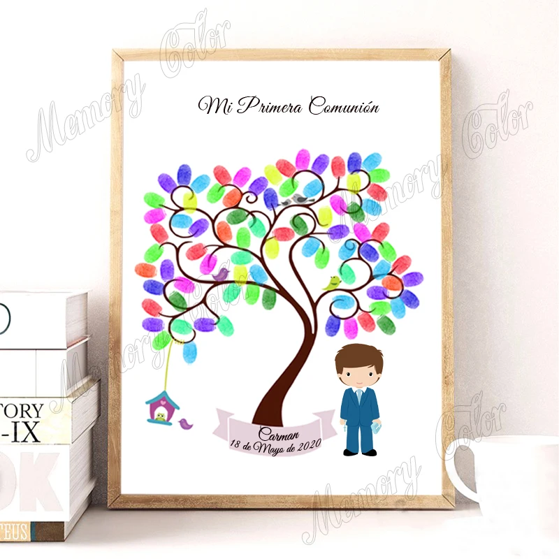 Персонализированная детская книга в честь первого святого причастия тема с