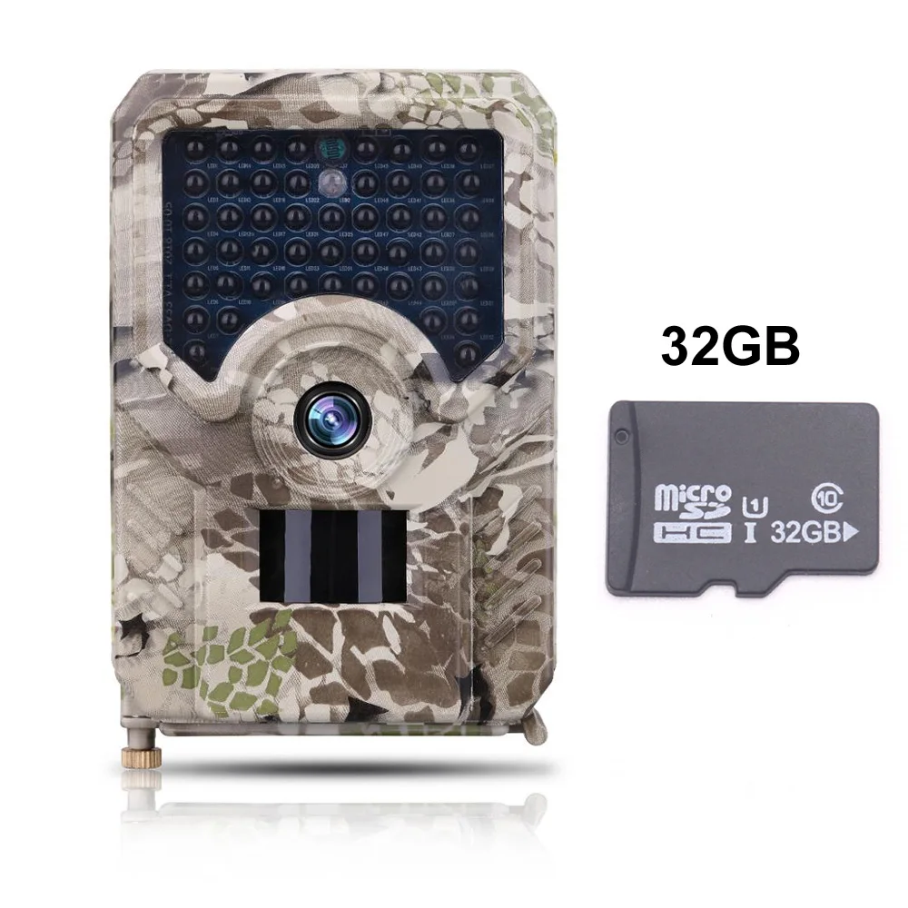 Следовая камера 12MP 49 шт. 940nm ИК светодиодный камера для охоты IP56 Водонепроницаемая камера ночного видения+ 32G TF карта