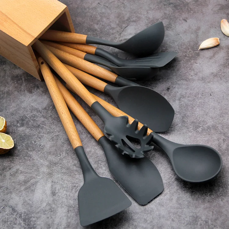9 шт. в партии антипригарная кухонная утварь шпатель набор посуда инструменты для