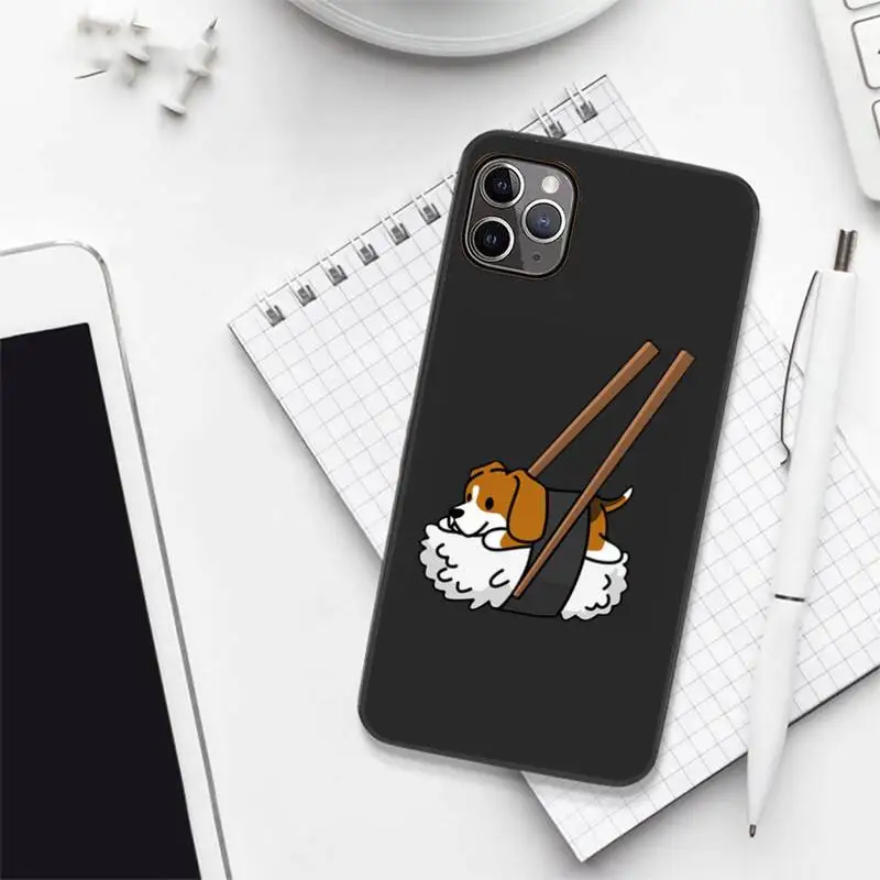 

Corgi Funny Cute Dog Phone Case Candy Color for iPhone 6 7 8 11 12 s mini pro X XS XR MAX Plus