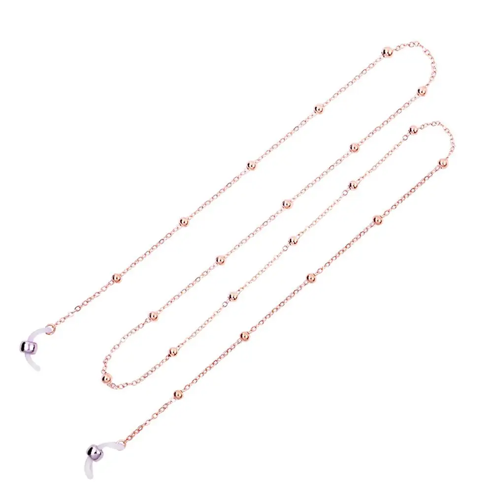 Glasses Chain Women Men Eyewear Accessories Stainless Steel 70CM Eyeglass Chains Sunglasses Reading Beaded Glasses Chain
