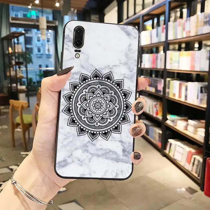 

Color mandala pattern cover Phone Case For Huawei honor Mate P 10 20 30 40 Pro 10i 9 10 20 8 x Lite
