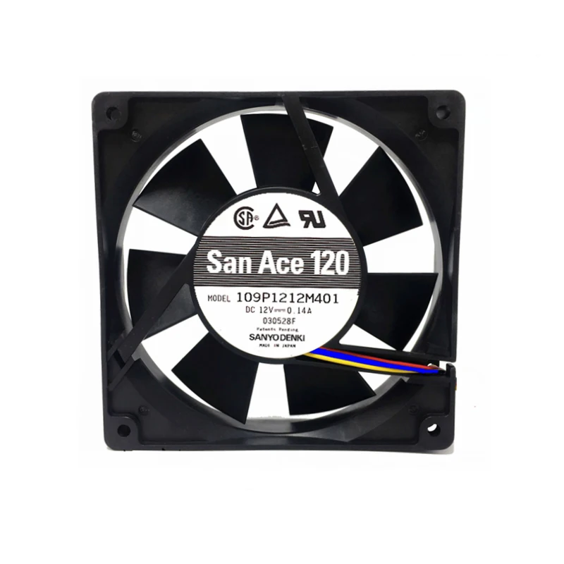 

109P1212M401 DC 12V 0.14A 12CM 12025 3-wires cooling fan