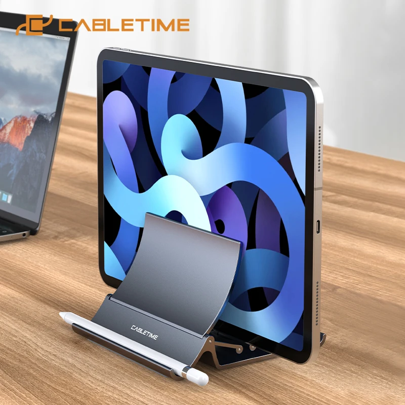 Вертикальная подставка для ноутбука CABLETIME нескользящий Силиконовый