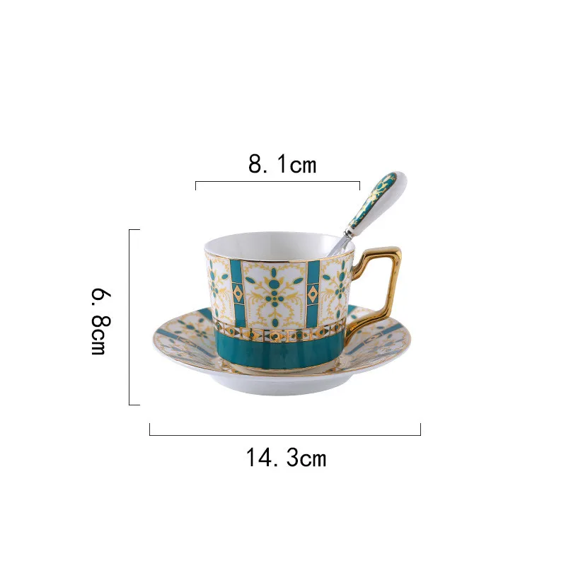 Набор чайных чашек из костяного фарфора английские чайные наборы набор посуды