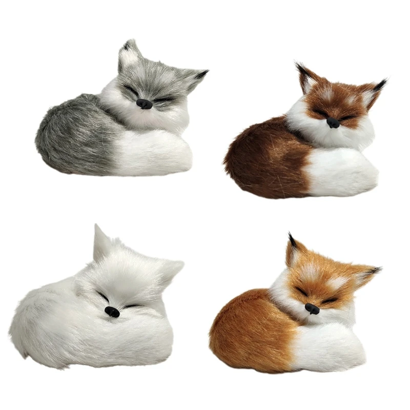 

Кукла-талисман 8 см, имитация лисы, игрушка для детской комнаты, настольные аксессуары, Декор для дома, дивана, спальни, прекрасный подарок дл...