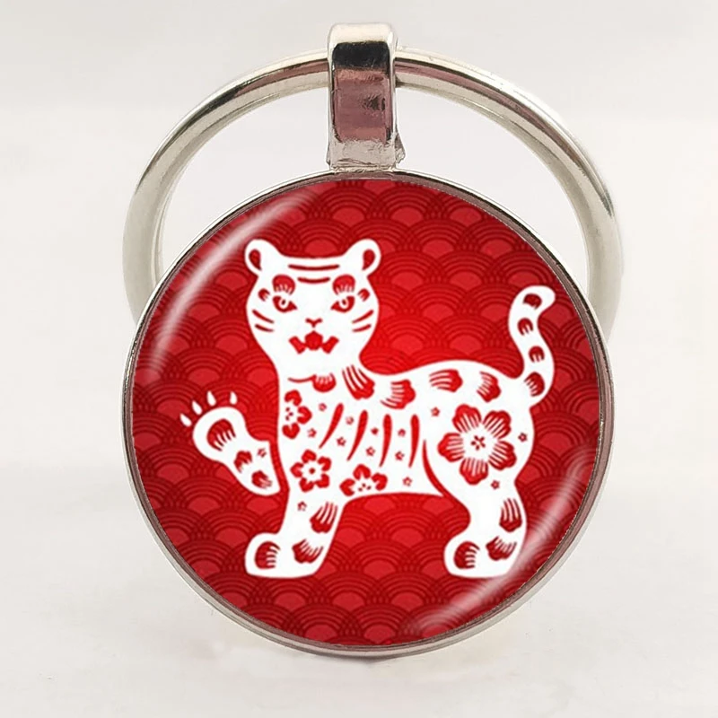 Лидер продаж! винтажный брелок с изображением китайского зодиака год крыс ковбой