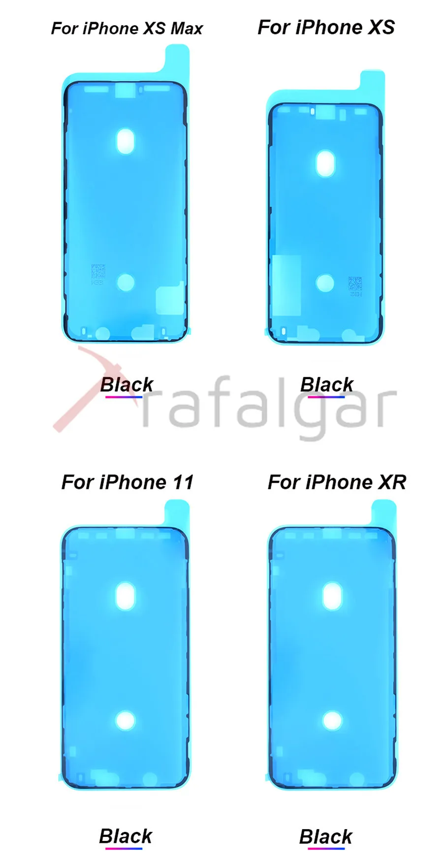 Для iPhone 6 6S 7 8 Plus X XS 11 12 mini Pro Max XR ЖК-дисплей рамка водонепроницаемый стикер Клейкая