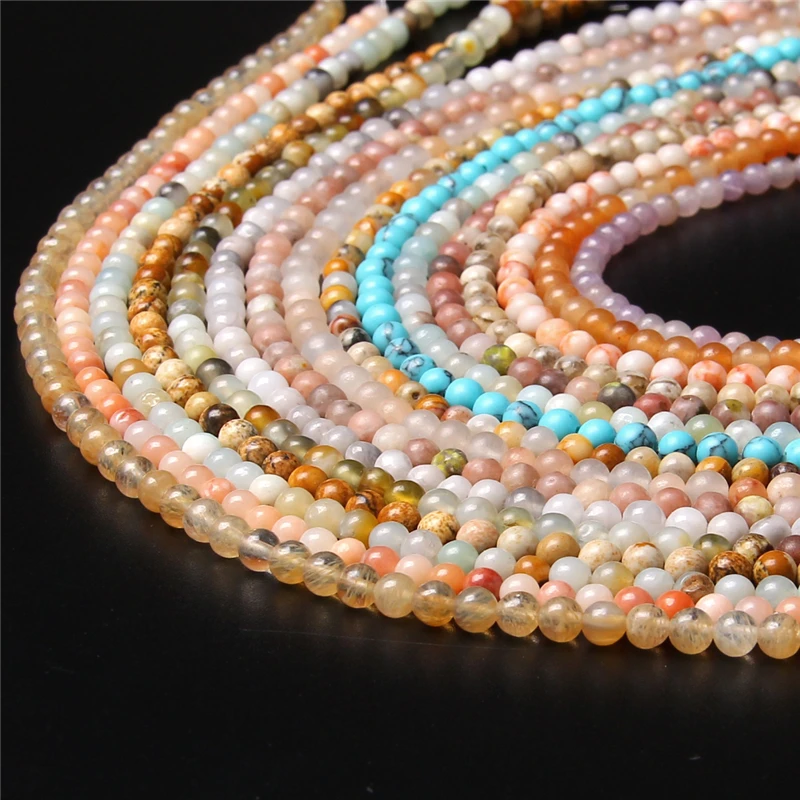 Бесплатная доставка бусины из натурального камня с рисунком жасперы флюорит