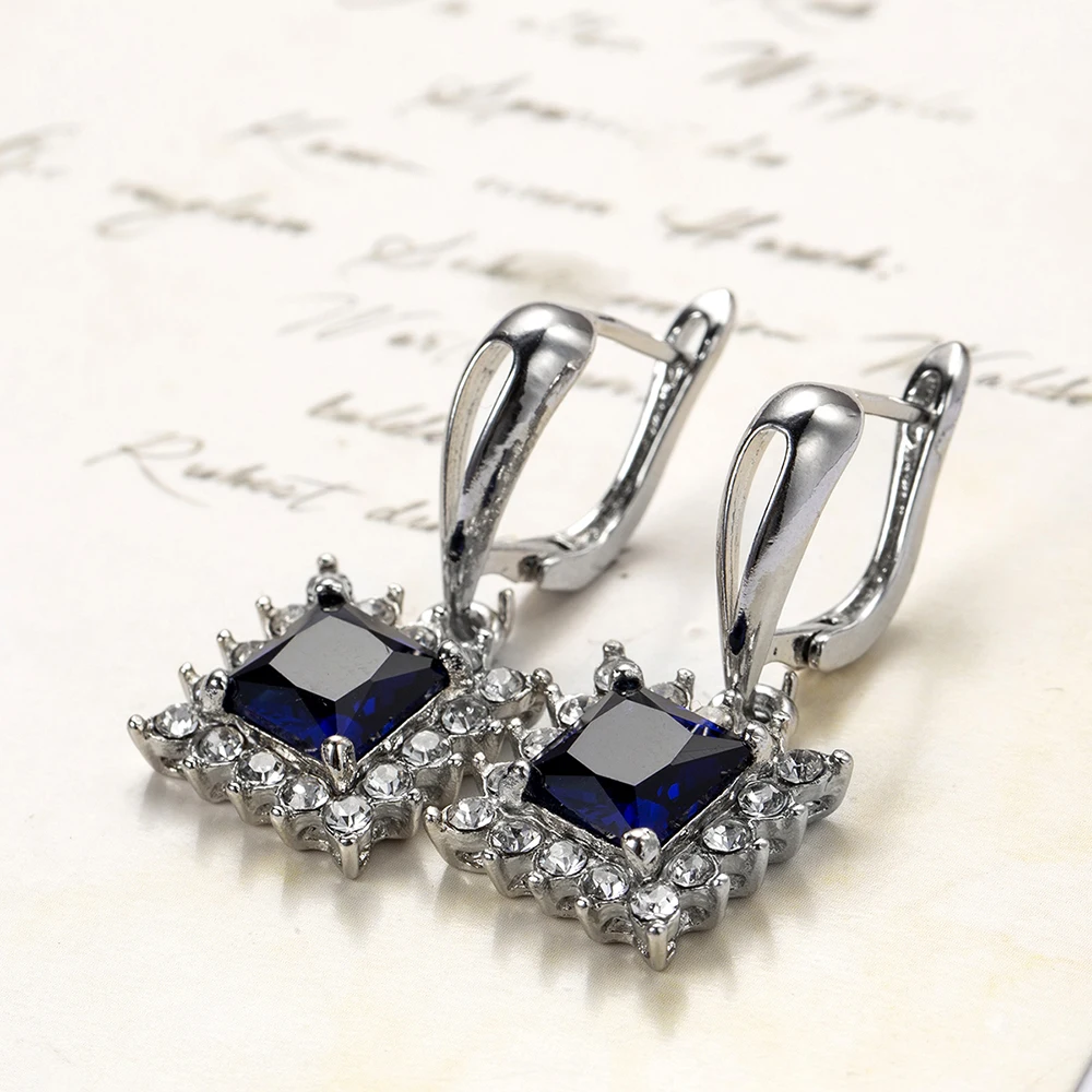 Женские винтажные квадратные серьги обручи индийские ювелирные изделия висячие