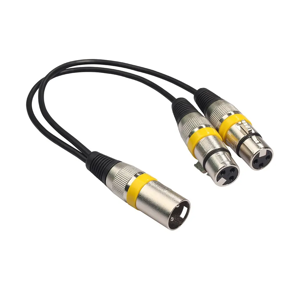 3Pin Xlr 1 Папа 2 Женский аудио удлинитель микрофона и сплиттер кабель Линия для