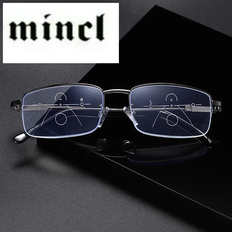 Синий светильник блокирующие очки для чтения мужчин прогрессивные