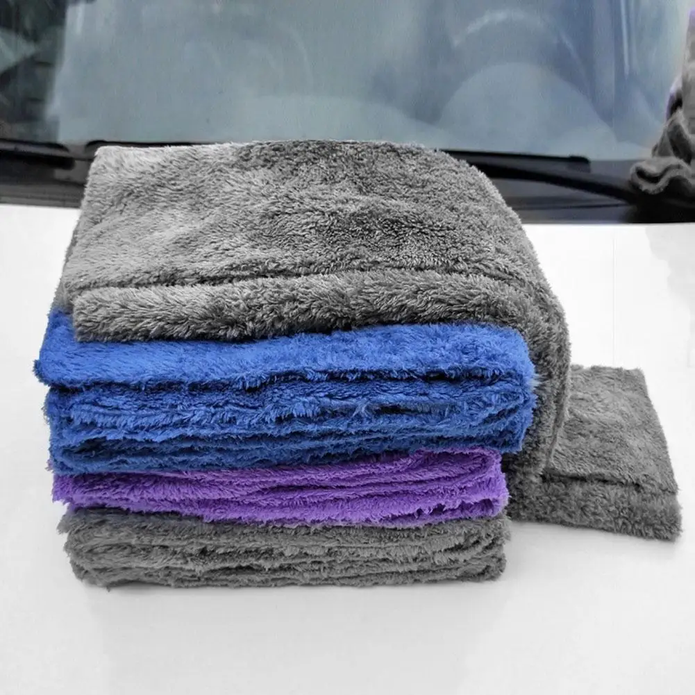 

Утолщенное влагопоглощающее флисовое автомобильное полотенце мытье Полировка ткань очищающее полотенце