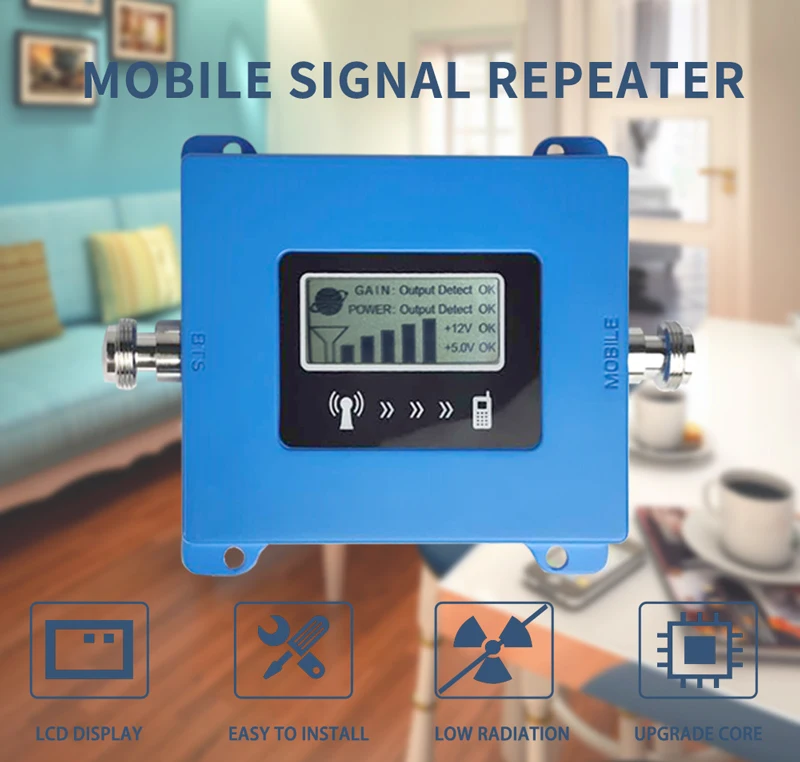 

GSM Repeater 2G 3G 4G 800 1800 2100 2600 LTE Cellular Signal Amplifier 4G Cellular Amplifie Mobile DCS Signal Booster Repeater