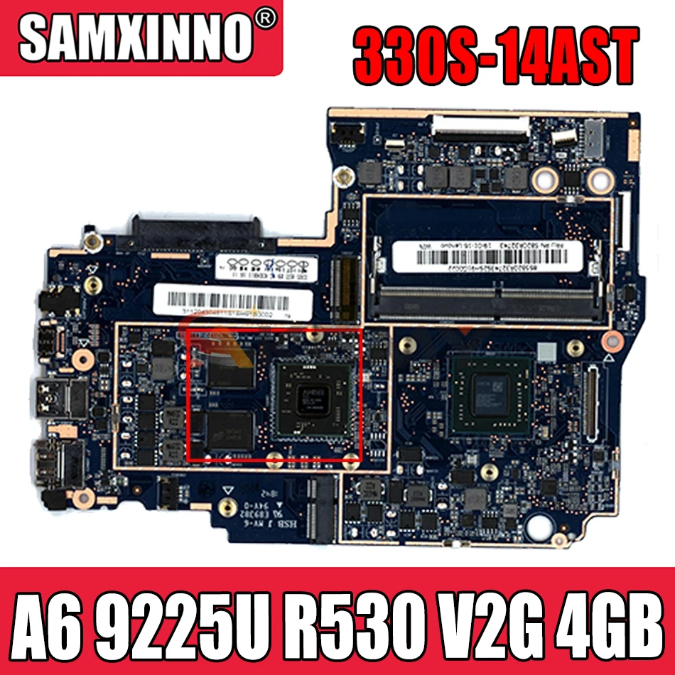 

Подходит для материнской платы ноутбука Lenovo ideapad 330S-14AST 5B20R32744 A6 9225U R530 V2G 4 Гб RAM DDR4 100% протестированная работа