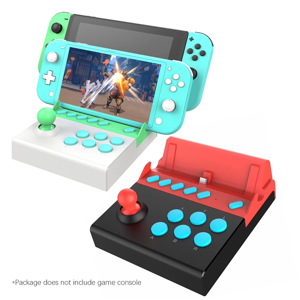 Arcade Game Single Rocker Control Games Joystick for Nintend Switch with 8 Tubro Action Buttons Adapter Handle | Электроника