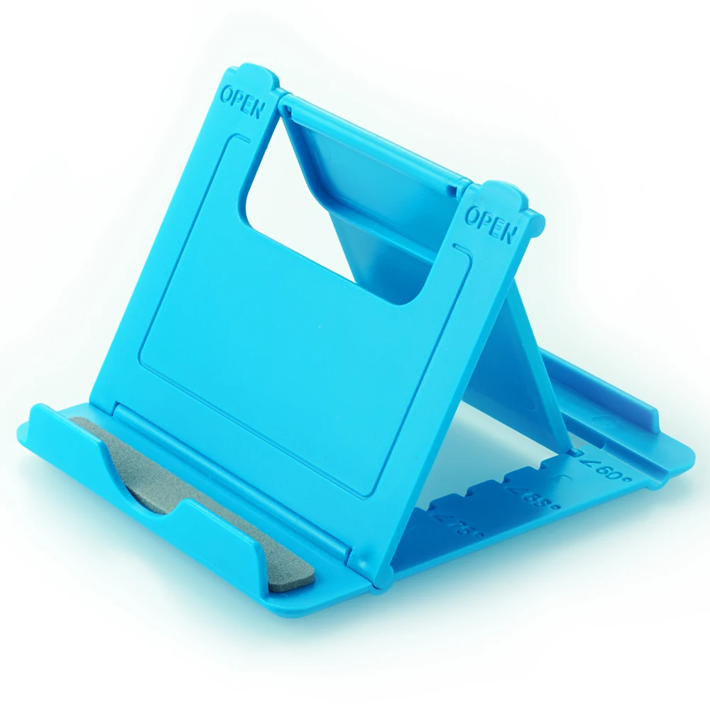 Blue Arosekey Складная подставка для планшета Поддержка ipad держатель mini 4 3 2 крепление для планшета для телефона Регулируемый - Цвет: Blue