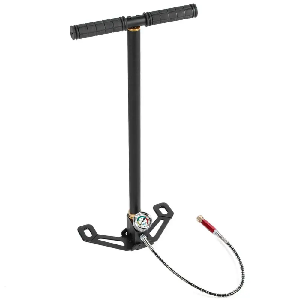 Hi-pressure 4500PSI/6000PSI воздушный насос пистолет ручной насос стремя зарядка газовый указатель фильтра клапан шланг для надувной каяк шины