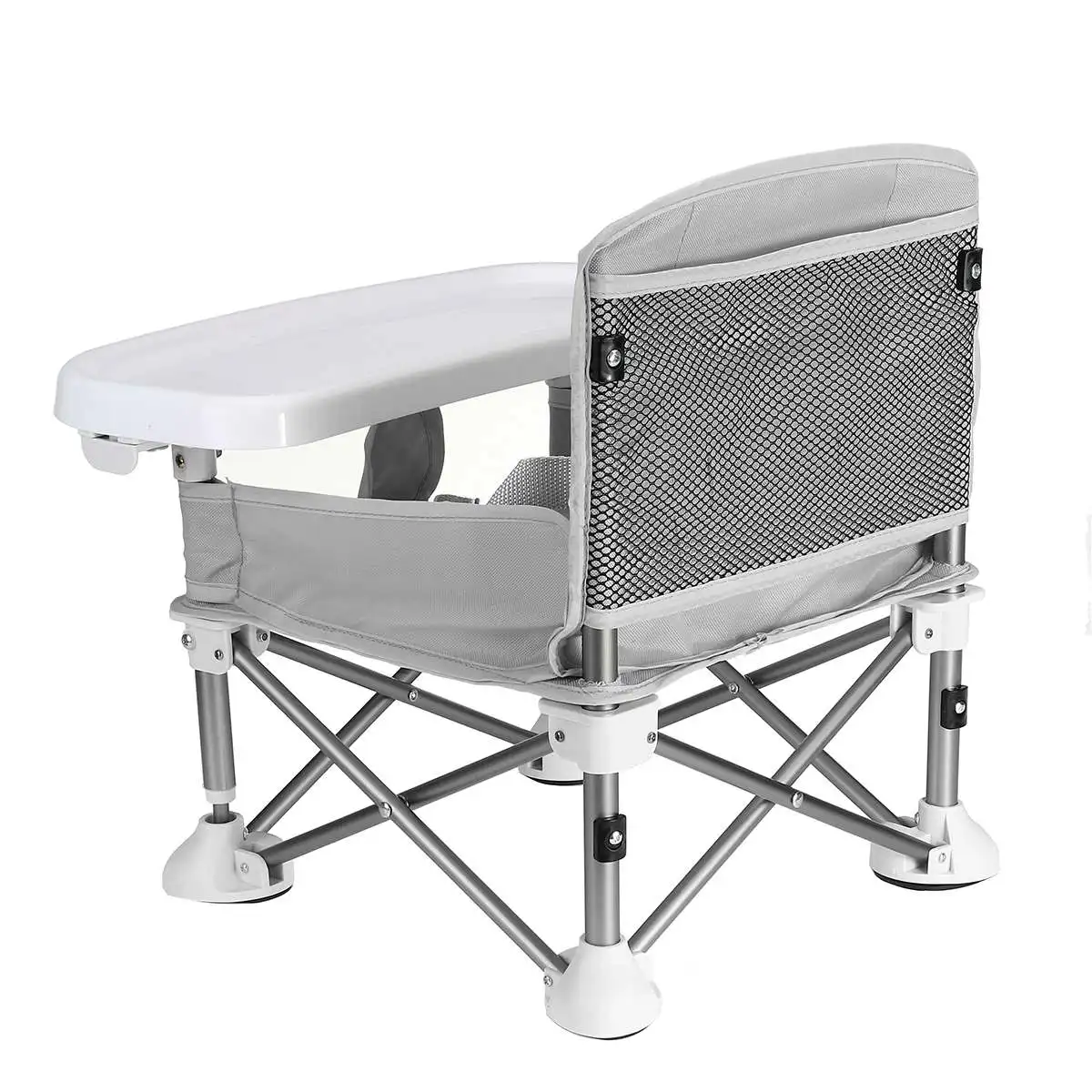 Online Katlanabilir Taşınabilir Bebek Yemek Sandalyesi Plaka Ile Emniyet Kemeri çocuk Plaj Sandalyesi Kamp çocuk Rahat Besleme Kanepe Koltuk Sandalye Açık