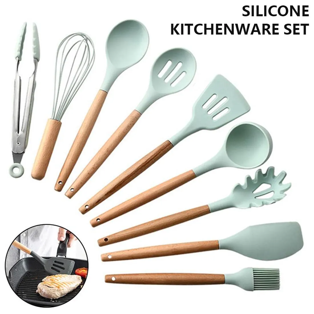 

Силиконовая кухонная утварь может выдерживать высокие температуры, а 230 градусов высокая температура не легко деформируется