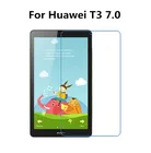 Прозрачная глянцевая Защитная пленка для экрана для Huawei Mediapad T3 7,0, BG2-W09, 7 дюймов, ткань для чистки планшета