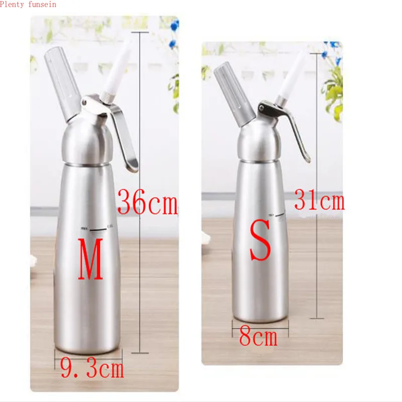 Алюминий Крем пистолет пенообразователь диспенсер свежий цветок Whipper с насадки