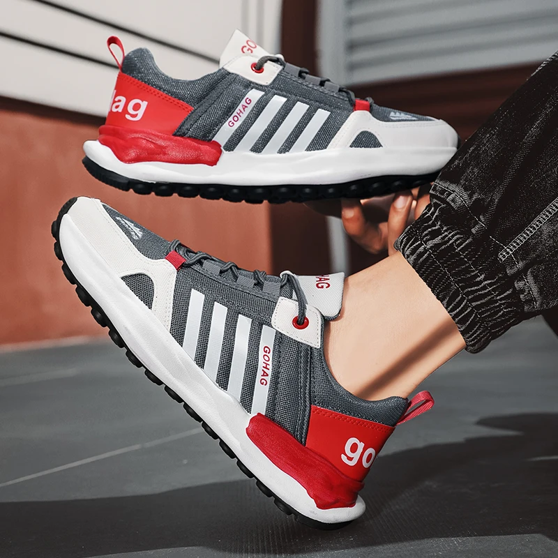 

Shoes Men 2021 New Sports Shoes Boys Breathable Summer Running Shoes Trend All-match Casual Shoes