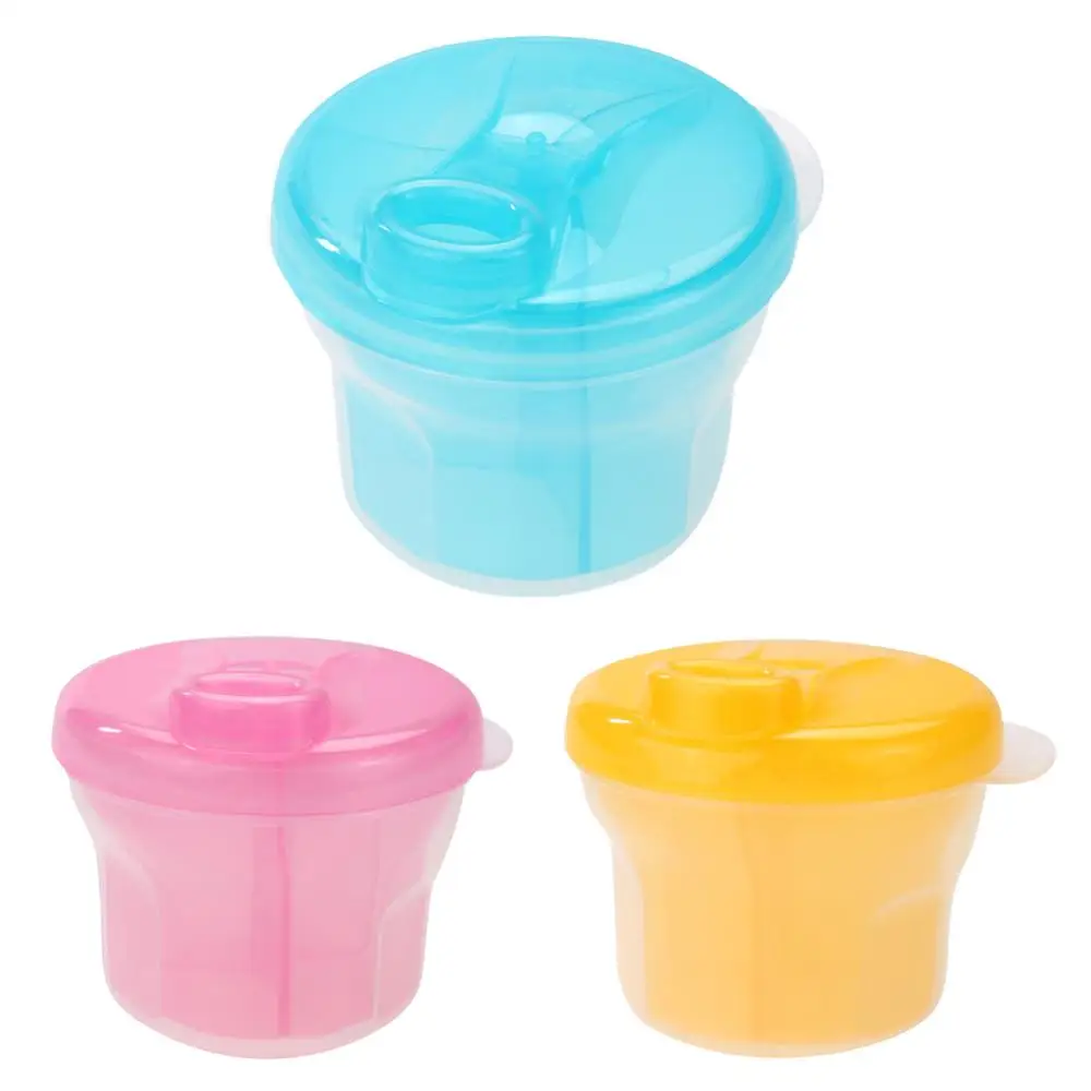 

Baby Milk Powder Formula Dispenser Portable Infant Feeding Storage Box Toddler Travel 3 Interlayer Food Container Bottle Mom ca