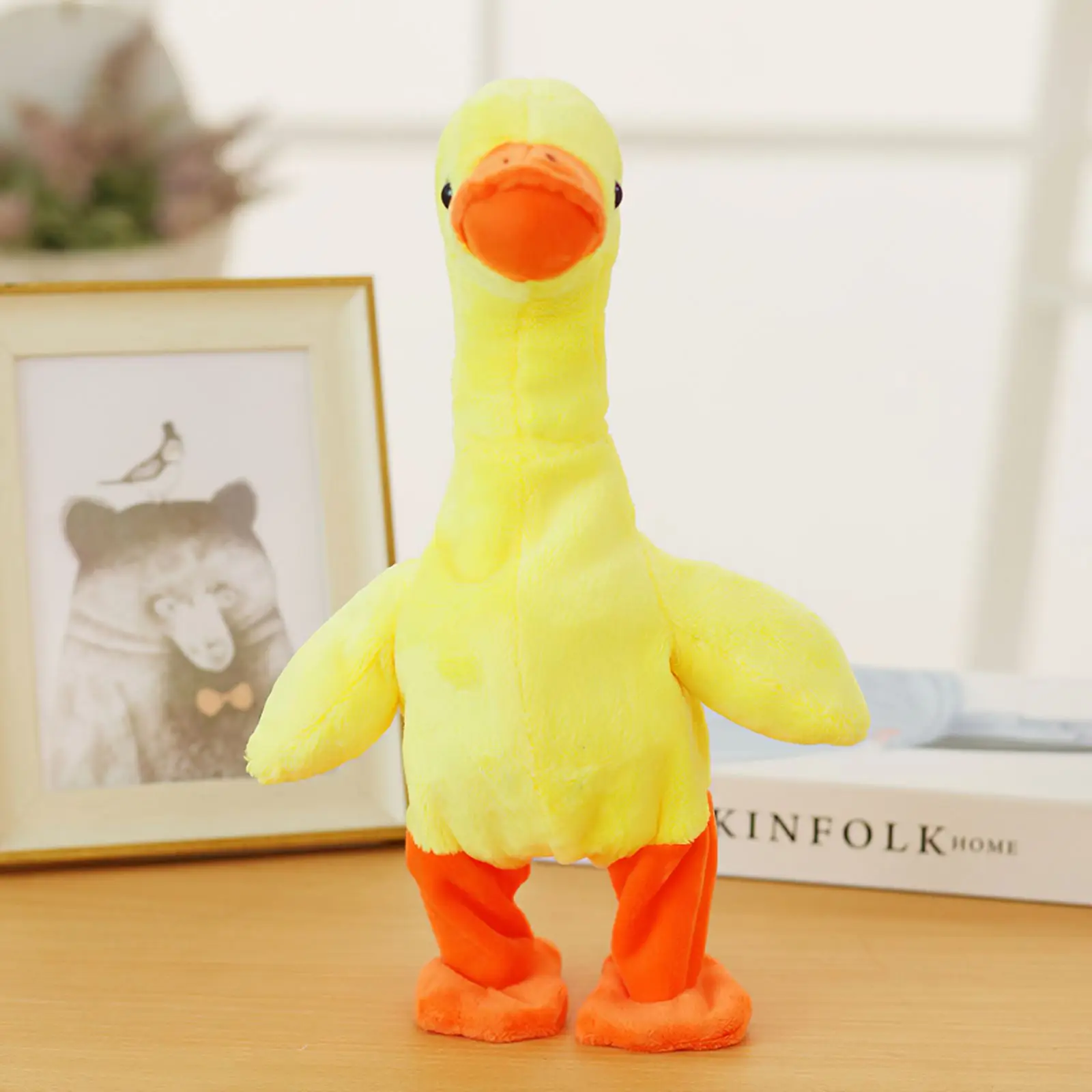 

Baby Sing Dancing Interactive Stuffed Animal Plush Toys For Children Funny Electric Duck Plush Kids Toys Party Birthday Gift