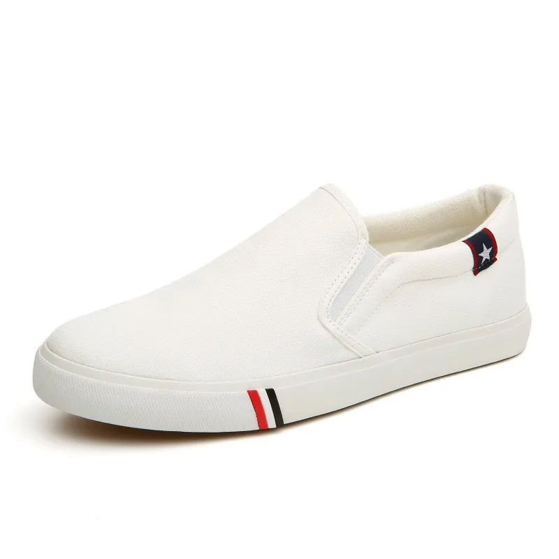 

2021 Spring Men's Canvas Shoes Three Vulcanized Men's Shoes Korean Version of The Small White Shoes Casual Student Shoes Tide