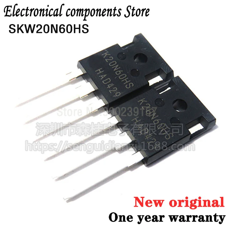 100% новый оригинальный один год гарантии 10 шт. SKW20N60HS K20N60HS K20N60 TO 247 IGBT 600V 36A|Пульты ДУ|
