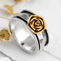 new fashion flower women engagement wedding ring delicate birthday gift proposal rings for women girl trendy jewelry