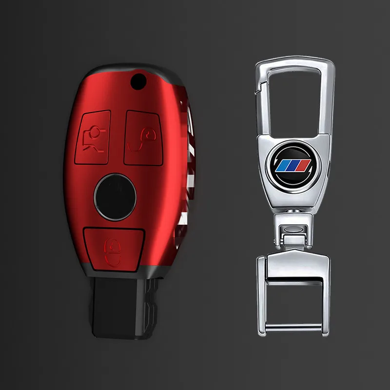 

Car Key Case Cover Key Bag For Mercedes Benz A B C S Class AMG GLA CLA GLC W204 W205 W176 W221 Accessories Holder Shell Keychain