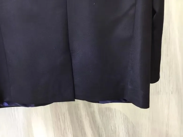 

2021 Spring Blue Hot Diamond Back Suit