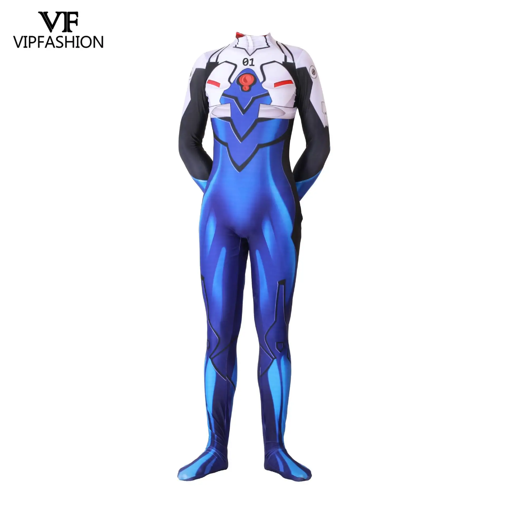 VIP куртка с гусиным 3D печатных Аска Лэнгли сорью (Evangelion Косплей Костюм скафандра