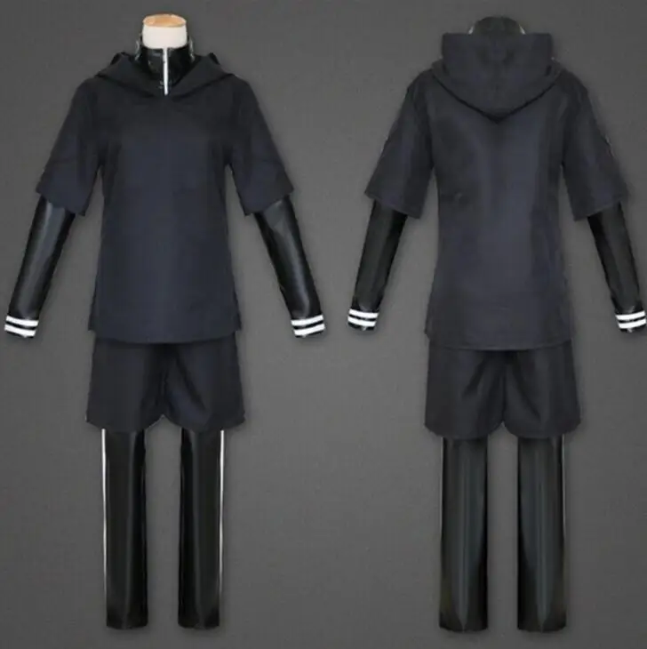 Аниме Реквизит для косплея Токийский Гуль 2 Kaneki Ken косплей костюм парик маска Регулируемая Молния резиновые маски Необычные Блиндер аксессуары - Цвет: XL