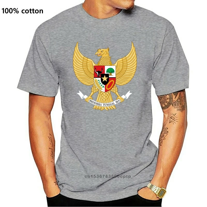 

Indonesia Eagle T-Shirt Women T Shirt Black Anime Basic Unisex Tee 2021 New Clothing Custom Special Print Men 100% Cotton Tops