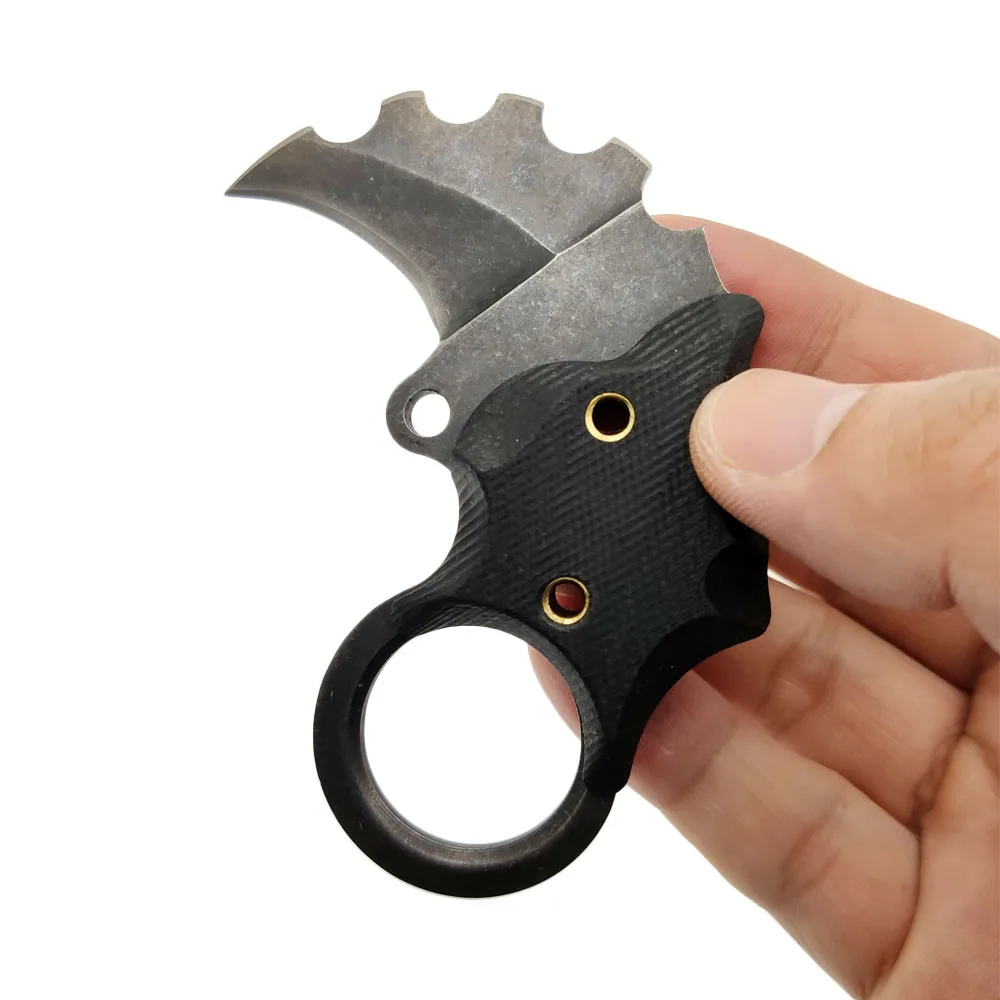 Swayboo высокое качество походный открытый Karambit интегрированная ручка из нержавеющей стали мини EDC Faca нож для выживания Mcusta с крышкой