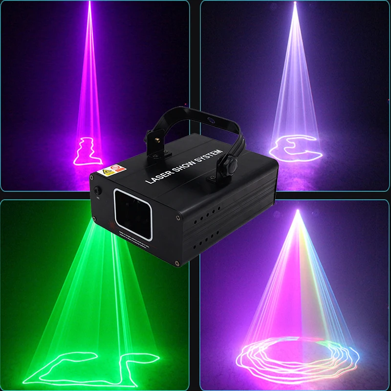 1 головка RGB Dj лазерный луч сканер мини DiscoLazer сценический светильник для дым