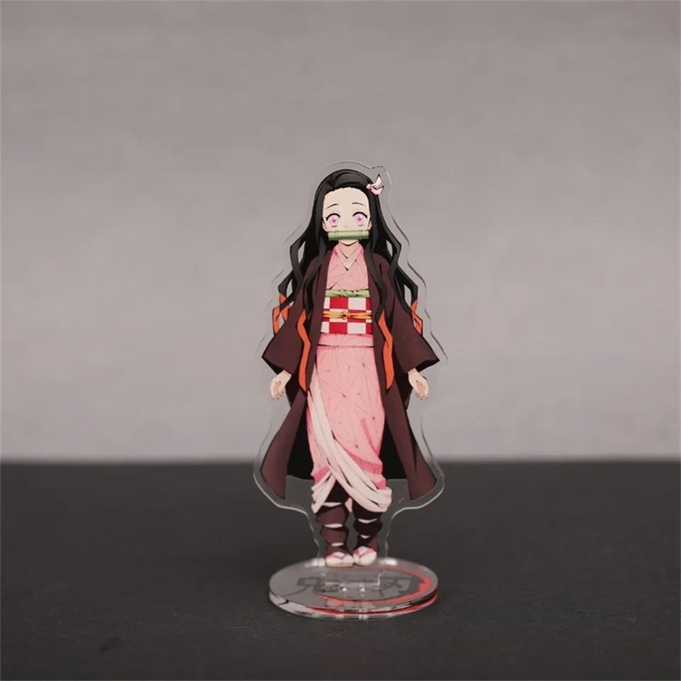 Acrylic Stand B Tronzo 18 см фигурка демона-убийцы Kimetsu no Yaiba Kamado Tanjirou Nezuko ПВХ фигурка Модель Кукла коллекционная фигурка игрушки - Цвет: Acrylic Stand B