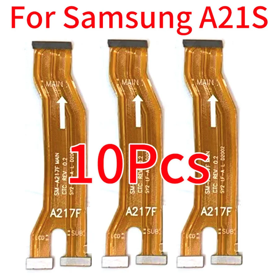 10 шт. для Samsung Galaxy A21S A217 основной гибкий USB-кабель зарядки ЖК-экрана | Мобильные