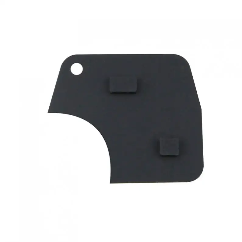 2 Button Black Car Key Leather Remote Accesso Fob Repair Kit Switch Rubber Pad For Toyota | Автомобили и мотоциклы