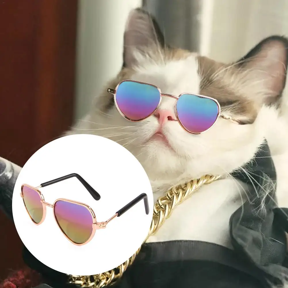 Очки для питомцев поляризованные солнцезащитные очки кошек забавная