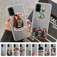 babaite tv riverdale phone case for samsung a 10 20 30 50s 70 51 52 71 4g 12 31 21 31 s 20 21 plus ultra