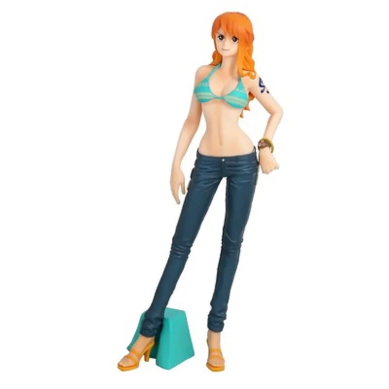 

28CM One Piece Nami Figure PVC Action Anime Collection Doll Model Toy Kimono Nami Sexy Girl Great Gifts one piece