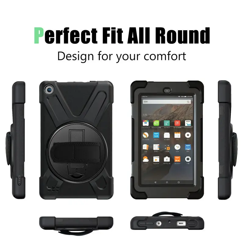Чехол для Amazon Kindle Fire 7 9th 7th Generation чехол для Fire 7 Funda противоударный сверхмощный с наручными ремнями