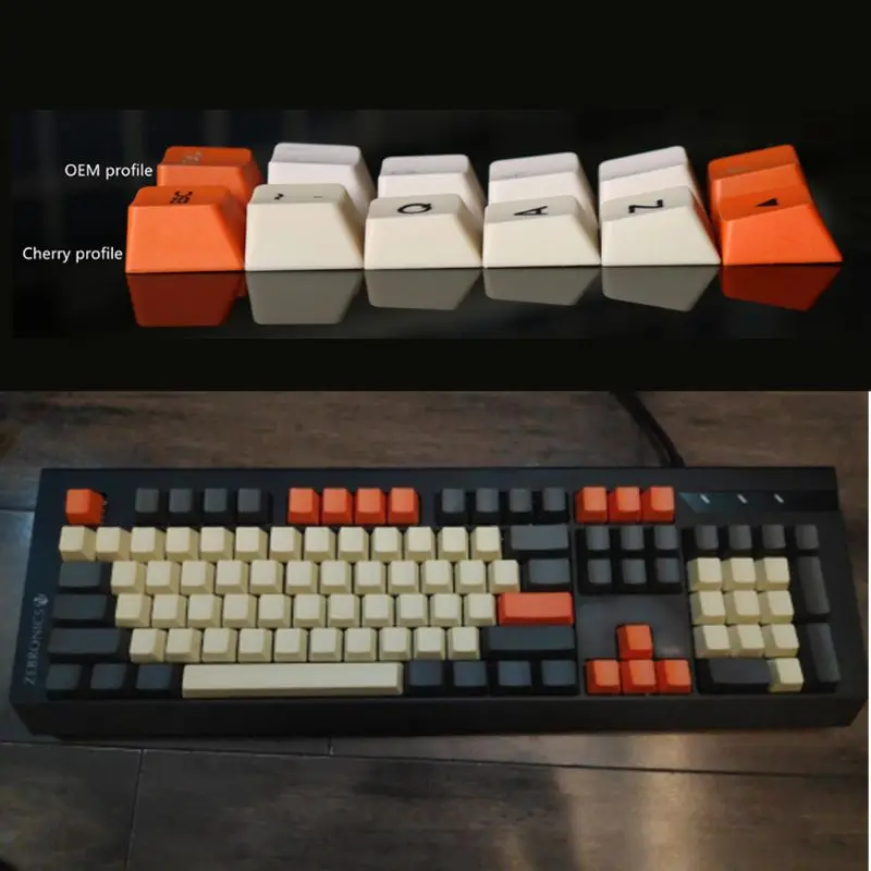 Карбоновый ЦВЕТ 104 + 21 клавиша лазерная резьба OEM профиль PBT для filco Cherry G80-3800 3850 3000