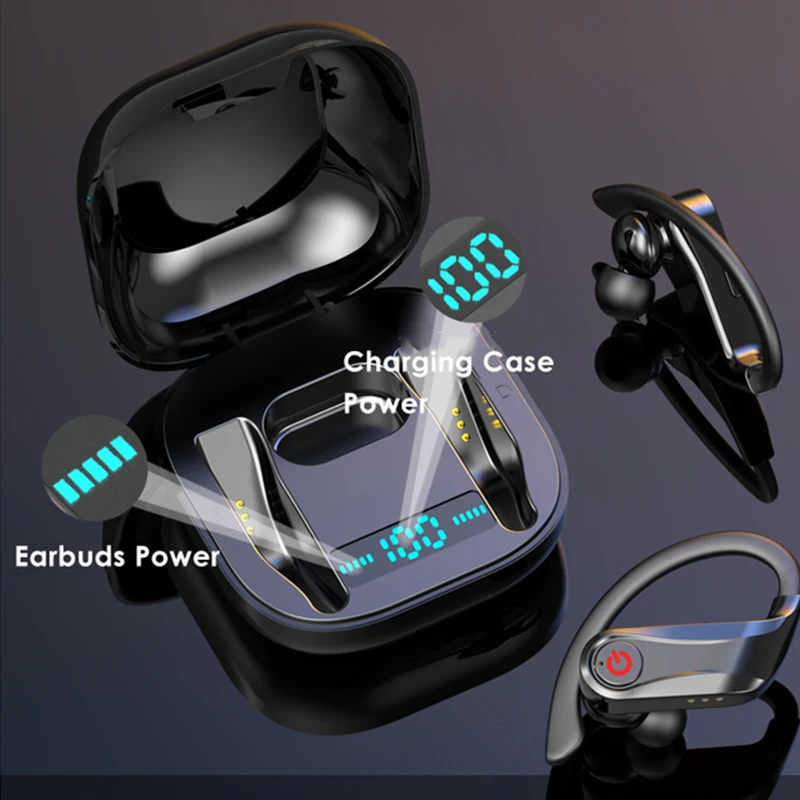 Беспроводные наушники Bluetooth Hifi стерео гарнитура шумоподавляющие спортивные с