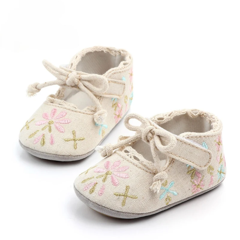 

Velcro Embroidered Baby Shoes Baby Shoes Princess Shoes Soft Soled Shoes Casual Shoes Garden Shoes Walking Shoes BabyGirl Shoes