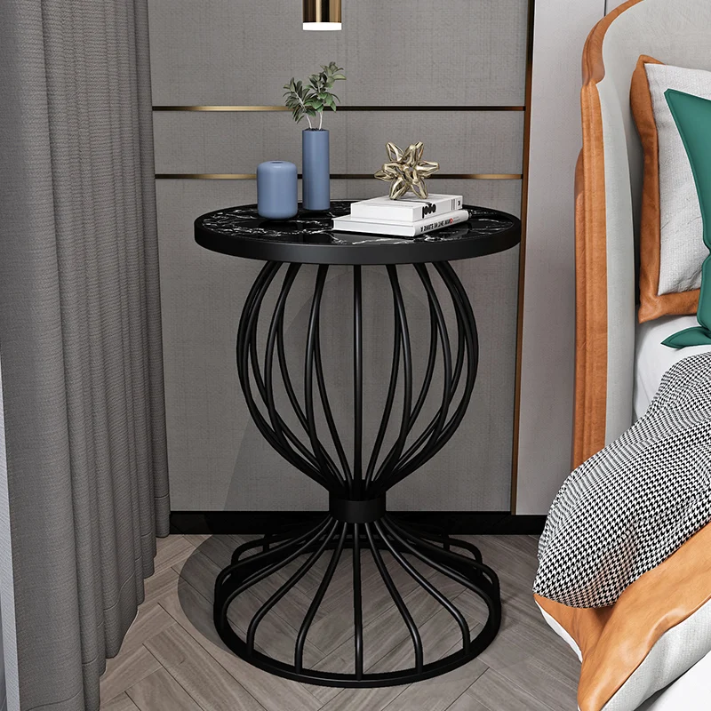 

Creative side table marble coffee table living room sofa corner table luxury small round table bedside table home furniture